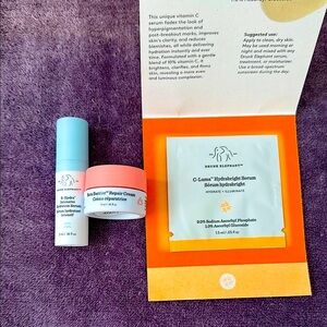 Drunk Elephant Deluxe Sample Set Skin Serum Barrier Repair Cream B-Hydra Bora
